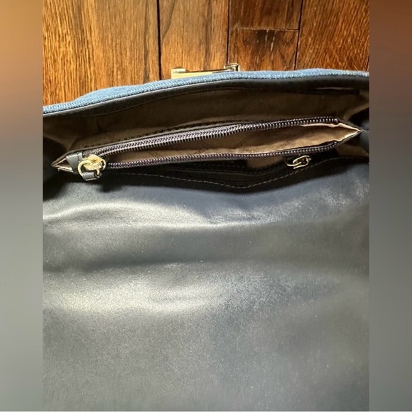 Michael Kors Sloan Denim Chain Shoulder Bag - Picture 15 of 15